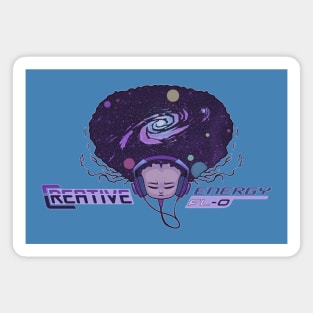 WEIRDO - Crative Energy Flo - Universe - Full Color - Steel Blue Magnet